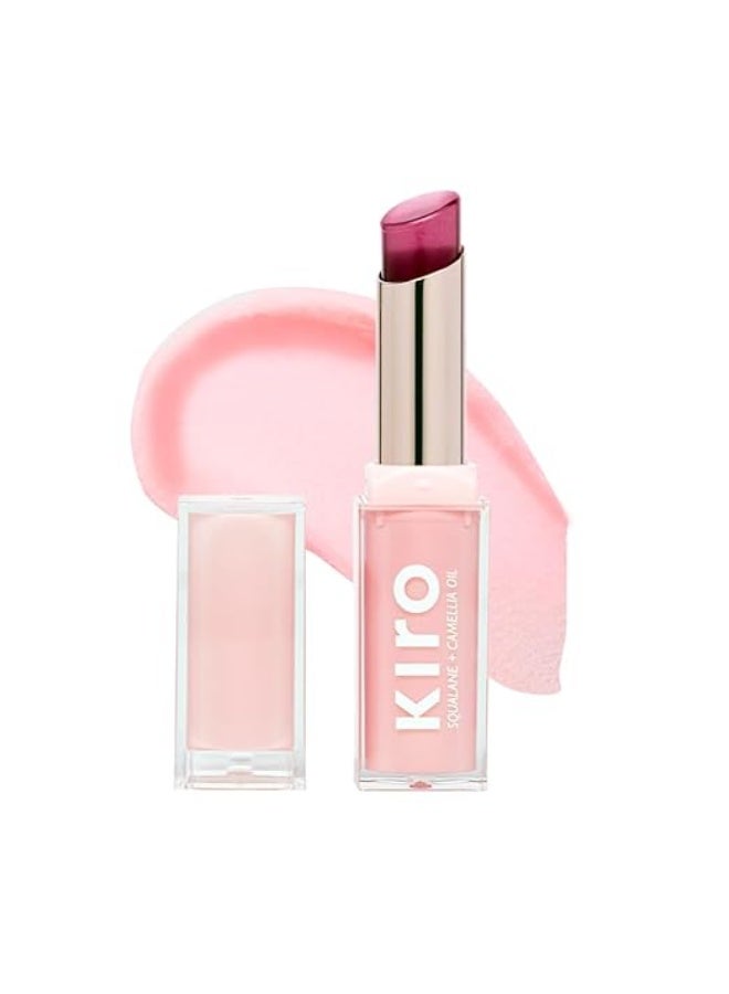 Kiro pH Jelly Twist Colour Adapting Lip Balm - Grape Ice, 3g | Clear to Pink Tint | Hydrating Vegan Lip Balm with Squalane & Camellia Oil - Image 1